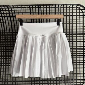 Alo yoga Grand Slam Tennis Skirt white